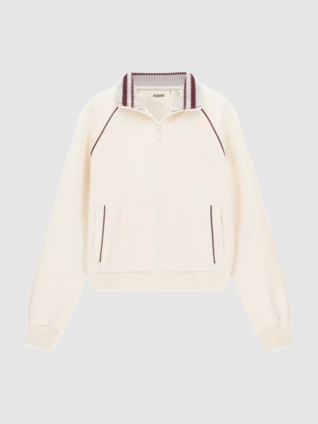 Casaco Guess Mulher Sibilla Full Zip Sweatshirt Casaco Guess Mulher Sibilla Full Zip Sweatshirt