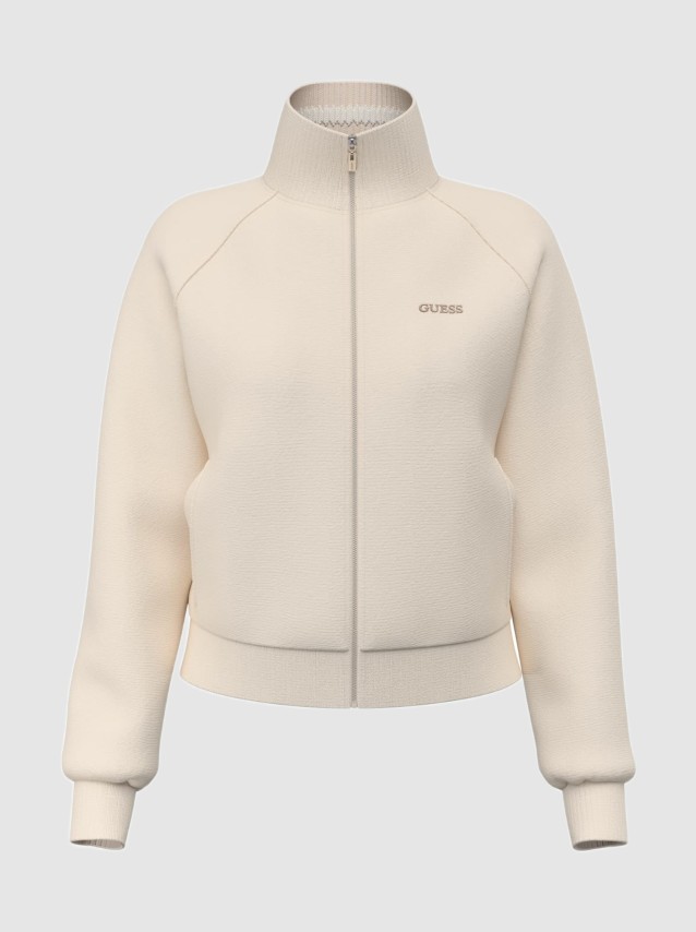 Casaco Guess Mulher Sibilla Full Zip Sweatshirt