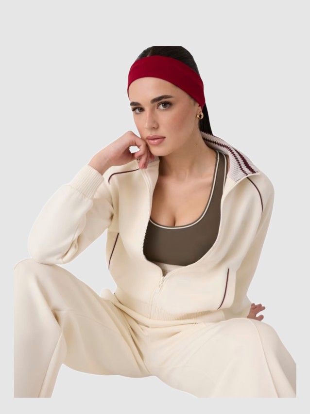 Casaco Guess Mulher Sibilla Full Zip Sweatshirt