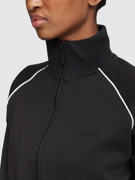 Casaco Guess Mulher Sibilla Full Zip Sweatshirt Casaco Guess Mulher Sibilla Full Zip Sweatshirt