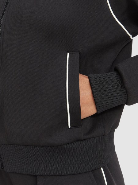 Casaco Guess Mulher Sibilla Full Zip Sweatshirt Casaco Guess Mulher Sibilla Full Zip Sweatshirt