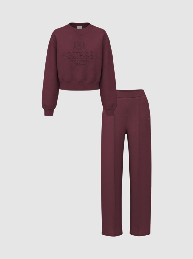 Camisola Guess Mulher Sibilla Crewneck Sweatshirt