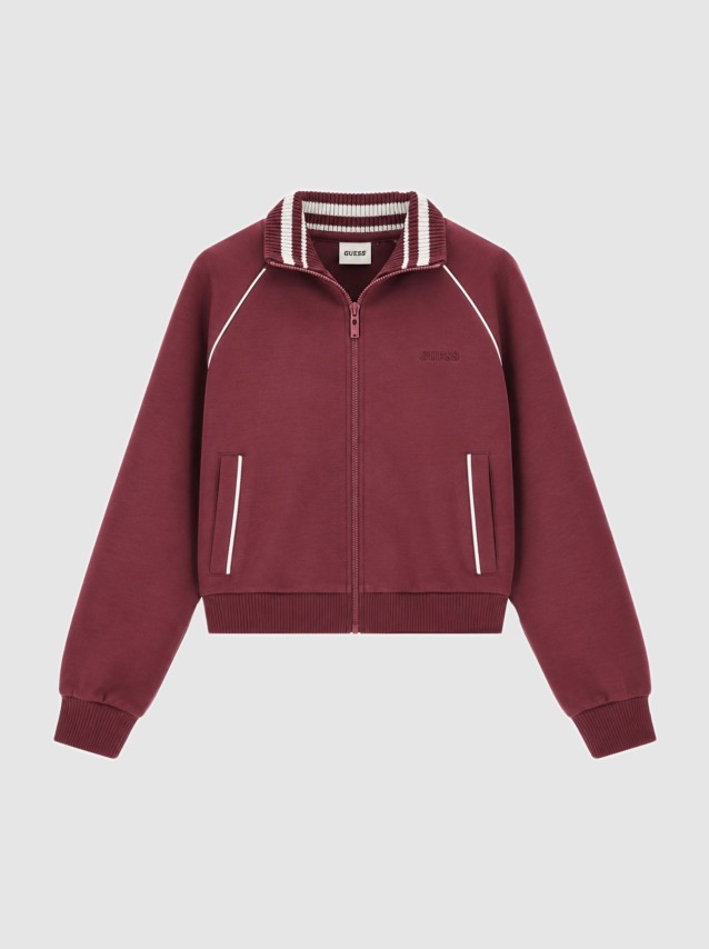 Casaco Guess Mulher Sibilla Full Zip Sweatshirt