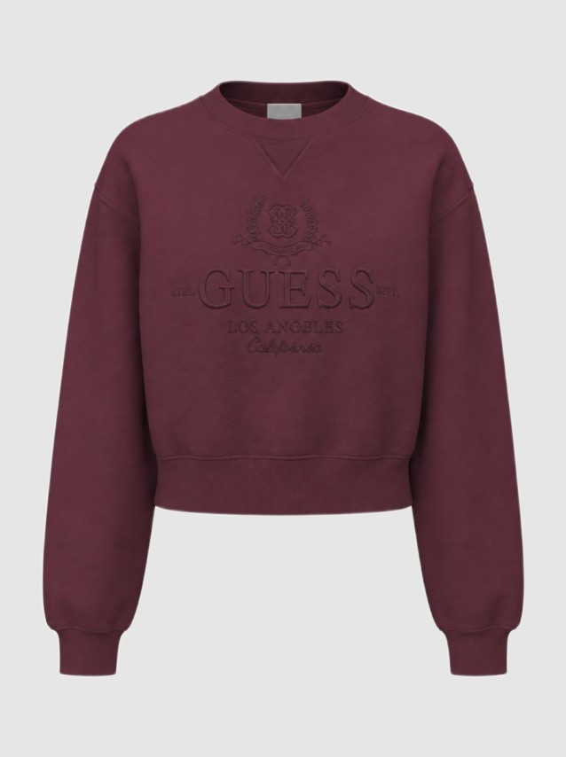 Camisola Guess Mulher Sibilla Crewneck Sweatshirt