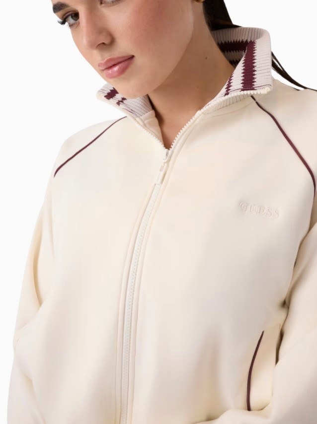 Casaco Guess Mulher Sibilla Full Zip Sweatshirt