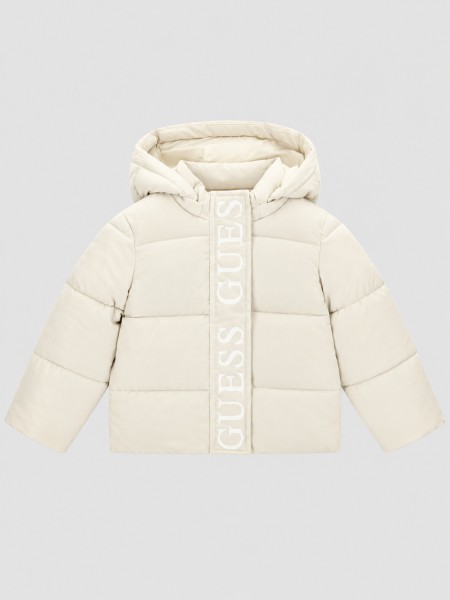 Kispo Guess Menina Hooded Ls Puffer