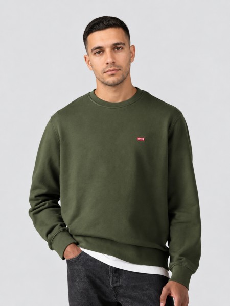Sweatshirt Levis Homem 2Lse_Original Hm Crew Greens Sweatshirt Levis Homem 2Lse_Original Hm Crew Greens