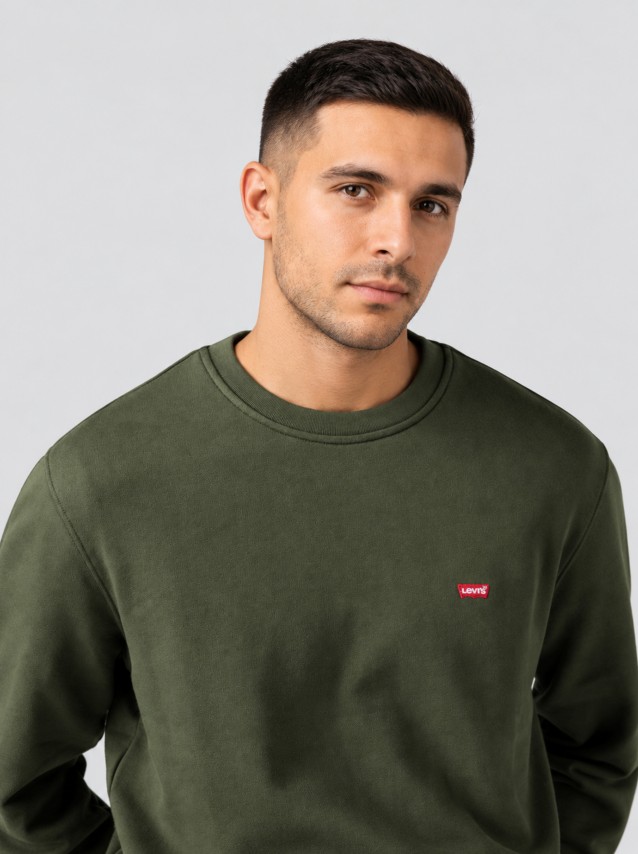 Sweatshirt Levis Homem 2Lse_Original Hm Crew Greens