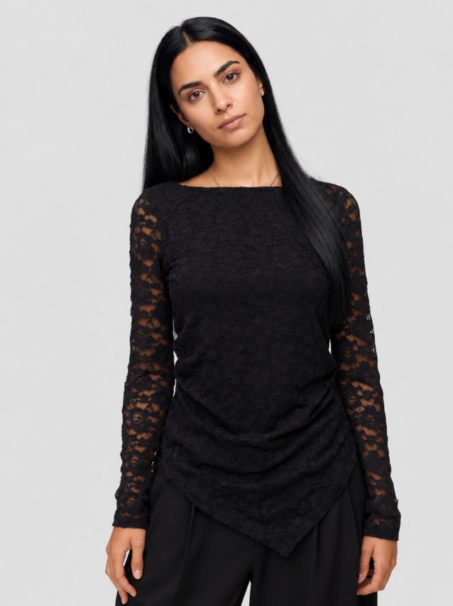 Camisola Vero Moda Mulher Vmdea Ls Asymetric Boatneck Top Jrs Exc