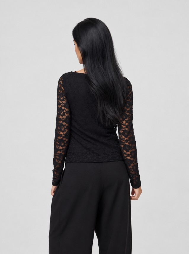 Camisola Vero Moda Mulher Vmdea Ls Asymetric Boatneck Top Jrs Exc