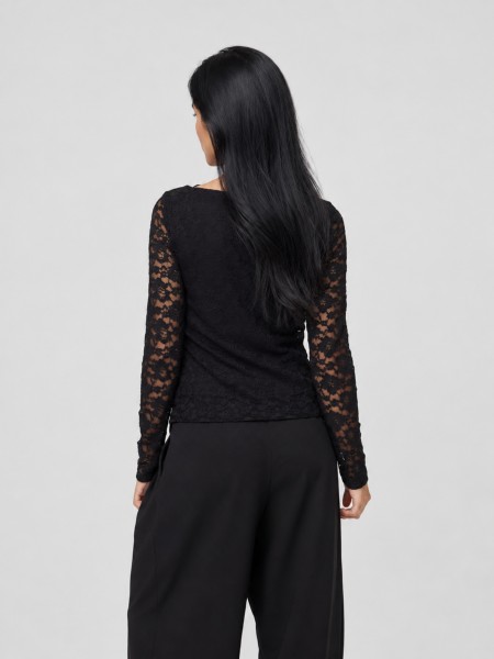 Camisola Vero Moda Mulher Vmdea Ls Asymetric Boatneck Top Jrs Exc