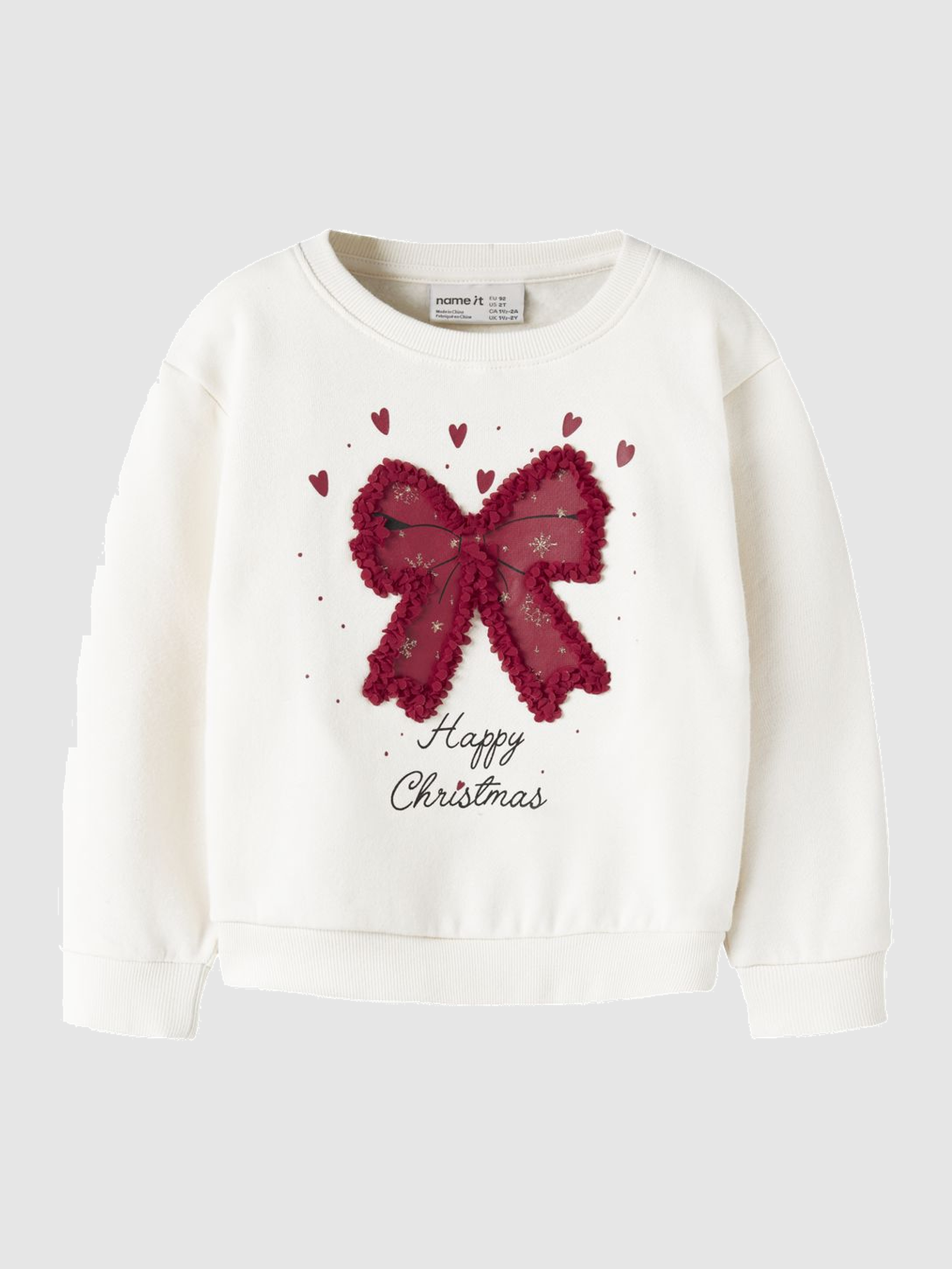 Sweatshirt Name It Menina Nmfpolmax Ls Nreg Sweat Bru Box