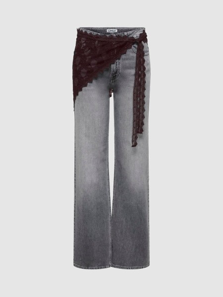Lenço Only Mulher Onlsof Lace Scarf Wvn Ex Lenço Only Mulher Onlsof Lace Scarf Wvn Ex