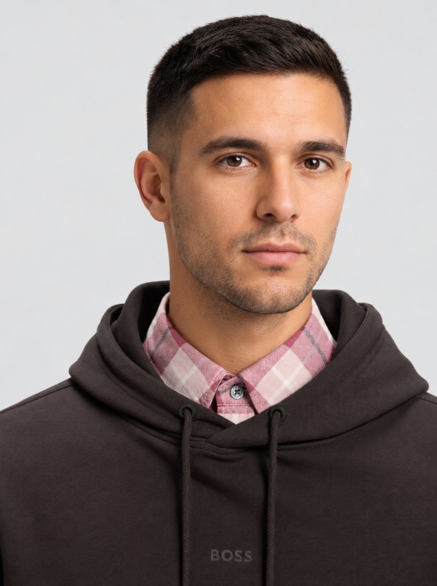 Sweatshirt Boss Homem Wesmallhood