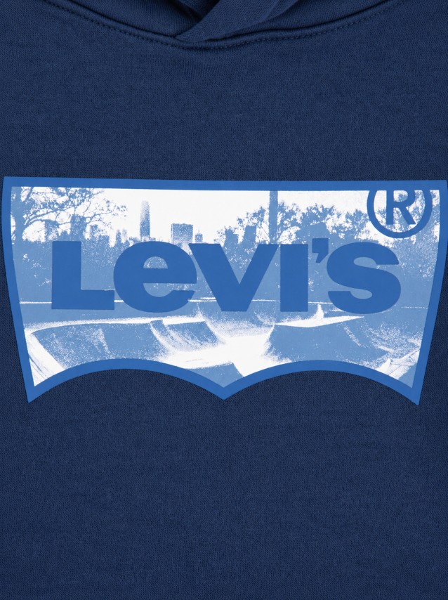 Sweatshirt Levis Menino Lvb Skate Park Batwing Hoodie