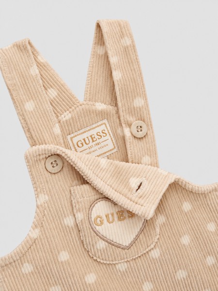 Conjunto 2 Peças Guess Menina Set: Interlock Ls Body + Stret Conjunto 2 Peças Guess Menina Set: Interlock Ls Body + Stret