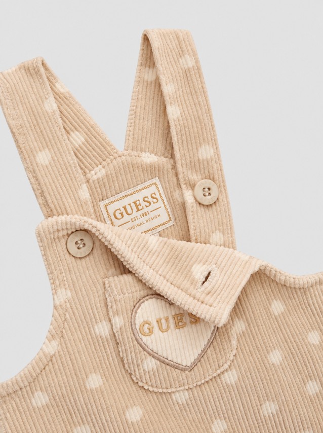 Conjunto 2 Pe�as Guess Menina Set: Interlock Ls Body + Stret