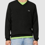 Camisola Lacoste Homem V-Neck Sweaters Male Adult Sweater
