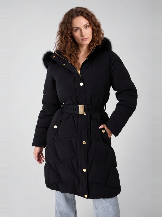 Casaco Guess Mulher Vane Midi Down Jacket