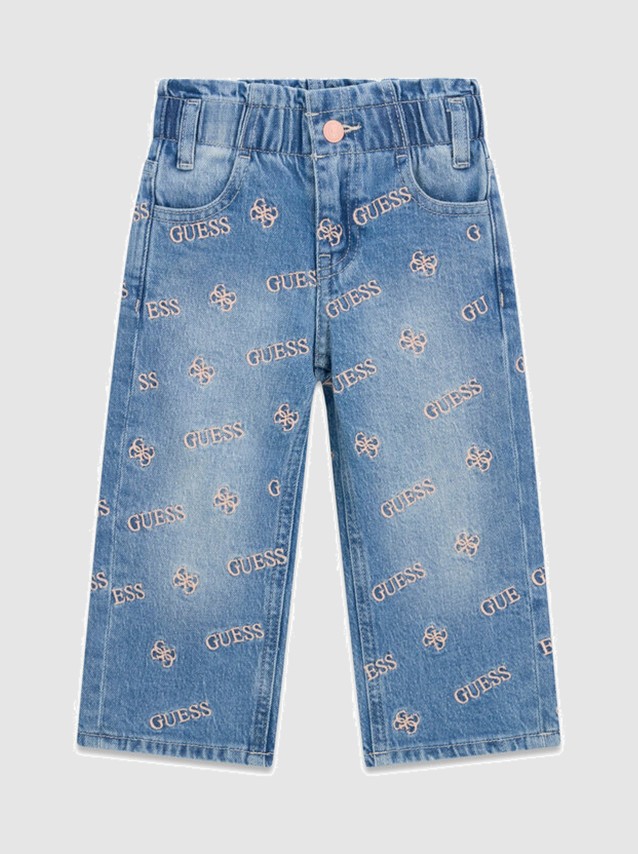 Jeans Guess Menina Palazzo Comfort Denim Pants W/