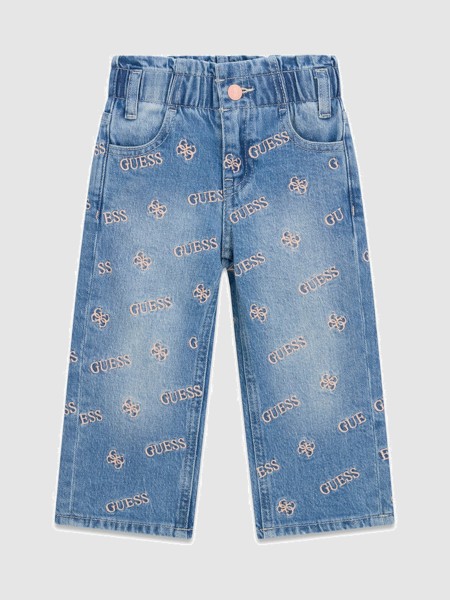 Jeans Guess Menina Palazzo Comfort Denim Pants W/ Jeans Guess Menina Palazzo Comfort Denim Pants W/