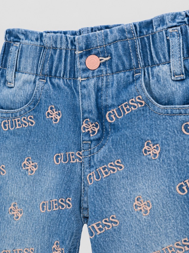 Jeans  Guess Menina Palazzo Comfort Denim Pants W/