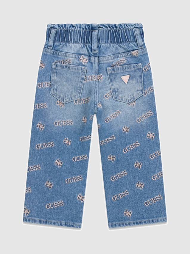 Jeans Guess Menina Palazzo Comfort Denim Pants W/