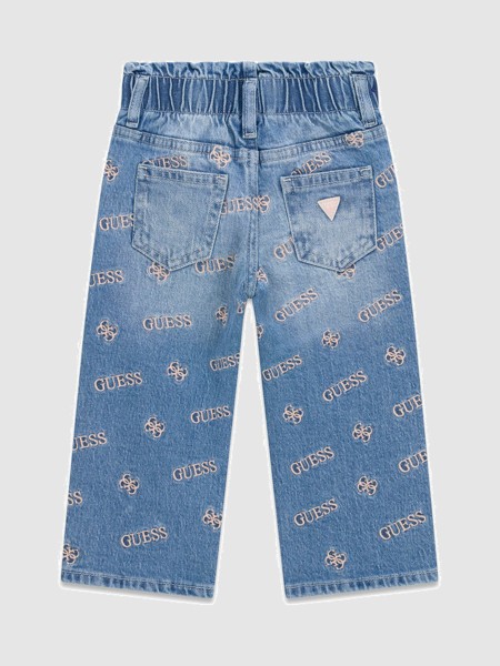 Jeans Guess Menina Palazzo Comfort Denim Pants W/ Jeans Guess Menina Palazzo Comfort Denim Pants W/