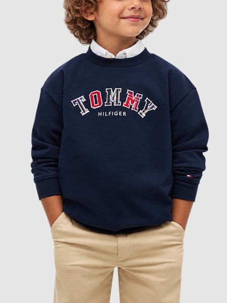 Camisola Tommy Hilfiger Menino Checkgraphic Ls Camisola Tommy Hilfiger Menino Checkgraphic Ls