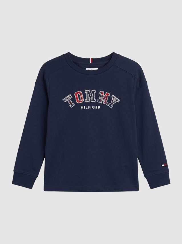Camisola Tommy Hilfiger Menino Checkgraphic Ls