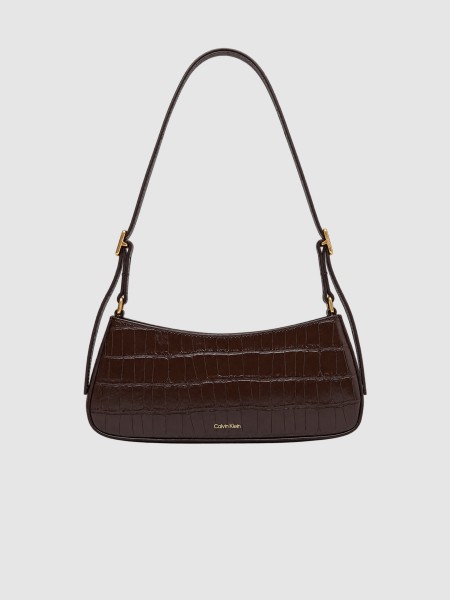 Mala Calvin Klein Mulher Ck Croc Small Shoulder Bag Mala Calvin Klein Mulher Ck Croc Small Shoulder Bag
