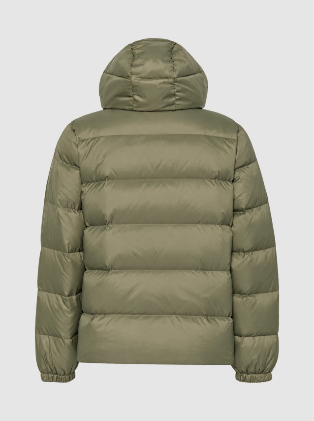 Kispo Calvin Klein Homem Ls Nylon Zip Off Hood Down Puffe