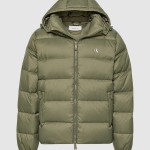 Kispo Calvin Klein  Homem Ls Nylon Zip Off Hood Down Puffe