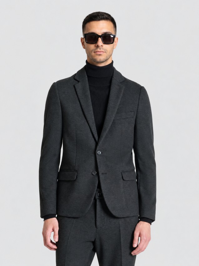 Blazer Antony Morato Homem Jacket Ashe Super Slim Fit In Stretch Viscose Blend Fabric