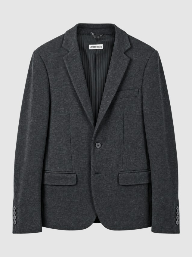 Blazer Antony Morato Homem Jacket Ashe Super Slim Fit In Stretch Viscose Blend Fabric