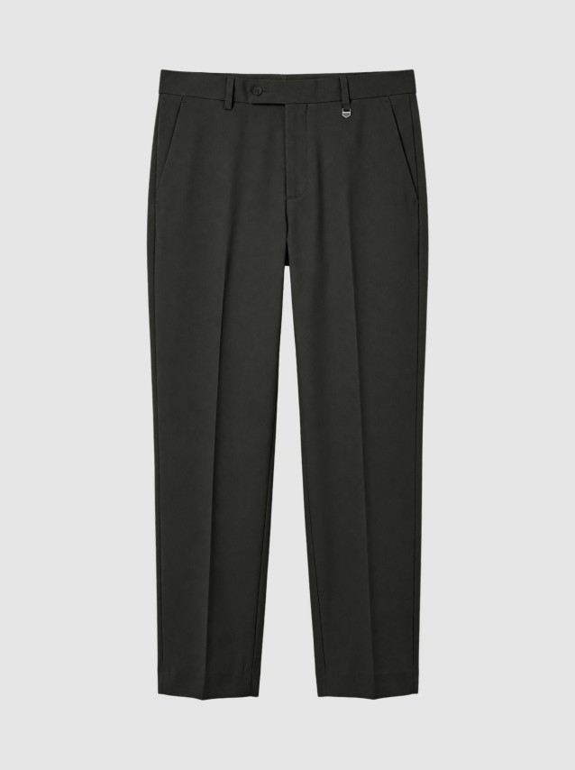 Cal�as Antony Morato Homem Trousers Kramer Slim Fit In Knit Stretch Twill Cotton Blend Fabric