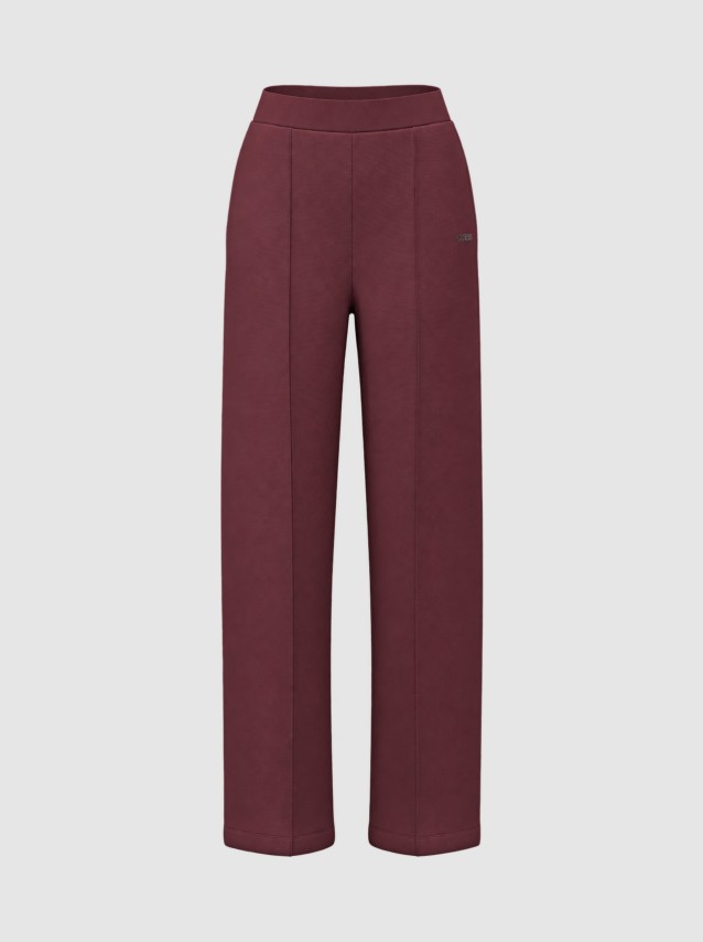 Calças Guess Mulher Sibilla Straight Leg Pant