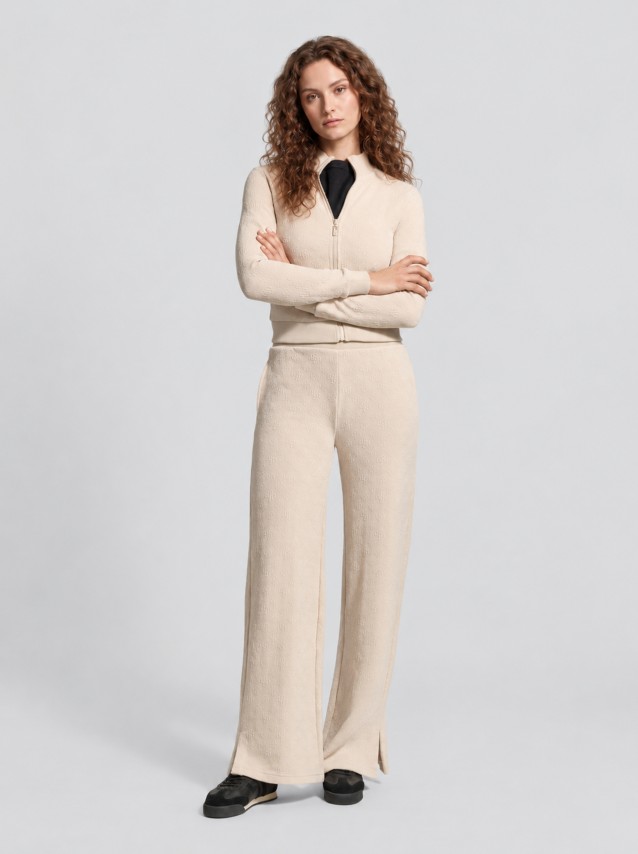 Casaco Guess Mulher Laudomia Full Zip Sweatshirt