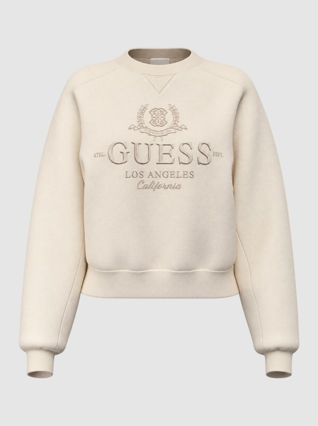 Camisola Guess Mulher Sibilla Crewneck Sweatshirt