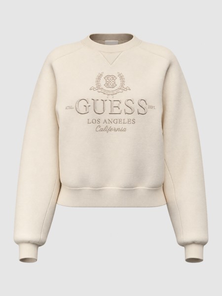 Camisola Guess Mulher Sibilla Crewneck Sweatshirt Camisola Guess Mulher Sibilla Crewneck Sweatshirt