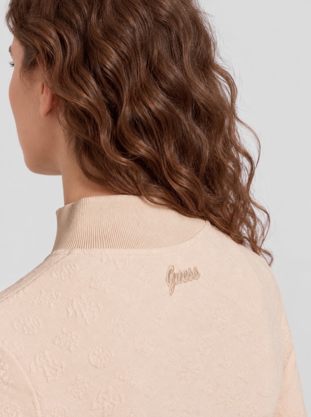 Casaco Guess Mulher Laudomia Full Zip Sweatshirt