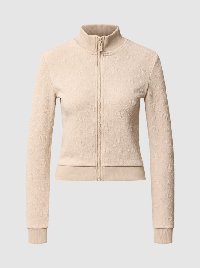 Casaco Guess Mulher Laudomia Full Zip Sweatshirt