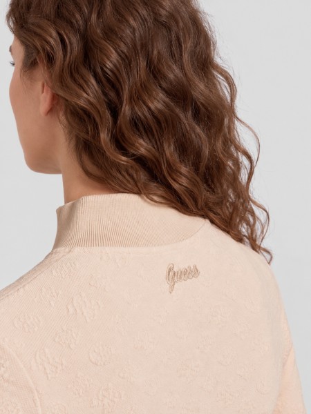 Casaco Guess Mulher Laudomia Full Zip Sweatshirt