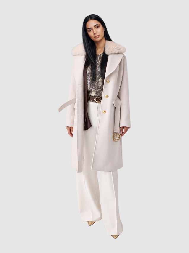 Casaco Guess Mulher New Patrice Belted Coat