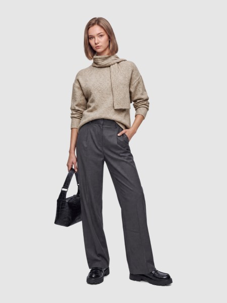 Camisola Vero Moda Mulher Vmgianna Ls Scarf Pullover