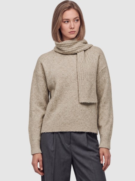 Camisola Vero Moda Mulher Vmgianna Ls Scarf Pullover
