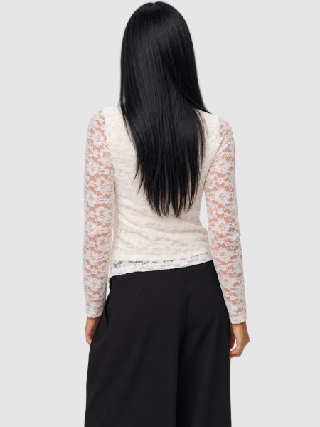 Camisola Vero Moda Mulher Vmdea Ls Asymetric Boatneck Top Jrs Exc