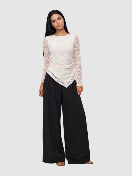 Camisola Vero Moda Mulher Vmdea Ls Asymetric Boatneck Top Jrs Exc